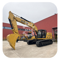 Excavatrice hydraulique sur chenilles CAT 333 d'occasion, 32,9 tonnes, équipement de travaux civils pour la construction de fondations, CAT340 CAT336 CAT330
