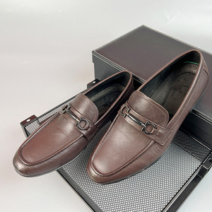 Genuine Leather Oxford Loafers for Men Slip-On Breathable Business Dress <b>Shoes</b> <b>Height</b> <b>Increasing</b> for Office - Product Image 6
