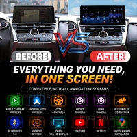 Sistema de Navegación Android Estéreo HD de Doble Sistema RoadNavi para Lexus NX 2014-2021, Reproductor Multimedia de Video, Carplay Inalámbrico, GPS