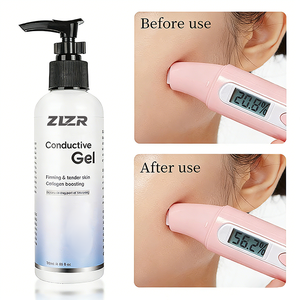 Gel conducteur longue durée sans gras à la niacinamide, gel conducteur électrique pour le visage, microcourant - Product Image 3