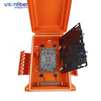 Boîtier de distribution fibre optique mural extérieur vide, multicolore, 16 ou 24 cœurs, avec répartiteur PLC, FAT IP55, 96 ports