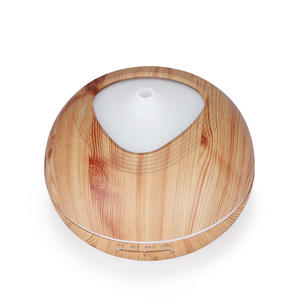 Humidificador ultrasónico creativo de 400 ml con diseño de madera, difusor de aroma para uso en el hogar y la oficina, con temporizador y luz LED. - Product Image 2