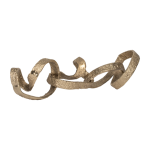 Scultura Astratta a Nastro in Metallo, Decorazione Moderna per Casa, Statuetta per Soggiorno, Ufficio, Scaffale - Product Image 2