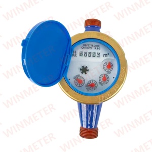WINMETER中国工場製 クラスB DN15-DN50 鋳鉄製マルチジェットR80 100 160 200 IP68 冷温水メーター - Product Image 2