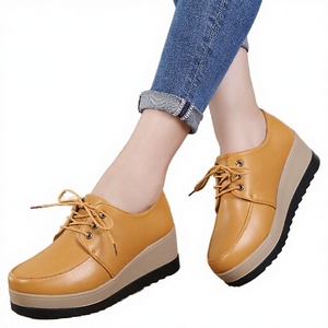 Chaussures décontractées pour femmes, semelle épaisse, taille 33-43, augmentant la taille, respirantes, antidérapantes, légères, été, hiver, noir, marron - Product Image 3