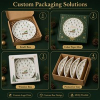 Décalcomanie de dessin animé moderne vaisselle en porcelaine écologique assiettes en céramique colorées pour fêtes de famille pour restaurant maison usine