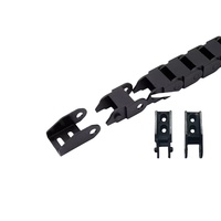 10*10mm 10x10mm Nylon réservoir chaîne pont Flexible câble traînée chaîne pour Machine de découpe Laser