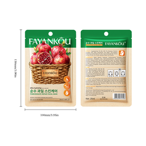 มาส์กหน้าสมุนไพรทับทิม FAYANKOU OEM ช่วยให้ผิวกระจ่างใสและชุ่มชื้น เหมาะสำหรับผิวแห้งและผิวมัน - Product Image 6