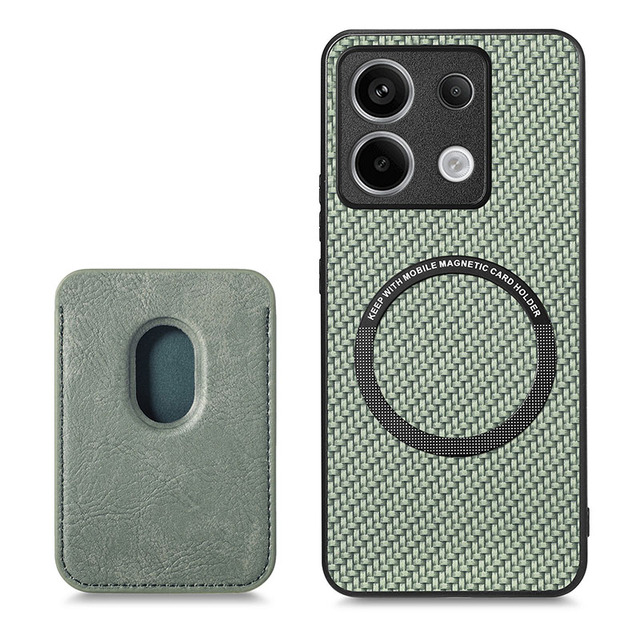 For Redmi K70 Note 8 9 10 11 9A 9C 10C 11T With Wallet PU Leather Wireless Magnetic Charging Phone Case