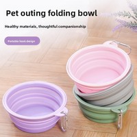 Bol pliable en silicone pour chien, personnalisable, directement de l'usine - Bol portable pour l'eau et les boissons en extérieur