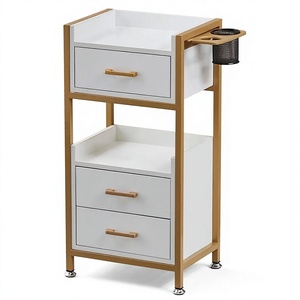 Mueble de Peluquería Directo de Fábrica, Mesa de Herramientas para Barbería, Estante Especial para Peluquero, Espejo de Pie para Peluquería, Mueble con Espejo - Product Image 1