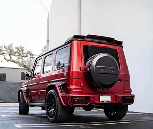 New High Quality Front Rear Bumpers Kit Class W464/W463 G500 G55 G63 Brabu Style Wide Body 2019-2020 Black <b>Paint</b> Screw-On - Product Image 4