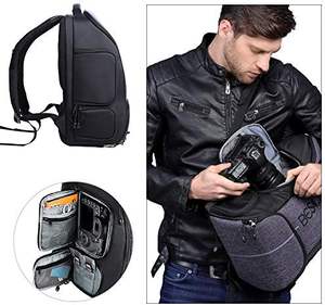 Échantillon gratuit Sac à dos professionnel pour appareil photo, étui de voyage antivol résistant à l'eau pour appareil photo - Product Image 2