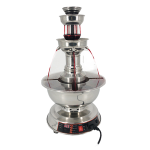 เครื่องอุ่นเครื่องดื่ม เครื่องทำน้ำพุไวน์แดง แชมเปญ เครื่องอุ่นไวน์ 3 ชั้น เครื่องทำน้ำผลไม้แบบน้ำตก สำหรับร้านอาหาร งานปาร์ตี้ - Product Image 1