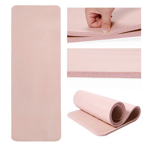 Esterilla de Yoga NBR personalizada ecológica de 10mm de grosor con superficie impermeable antideslizante rebote suave de 183cm de longitud para entrenamiento en casa - Product Image 6