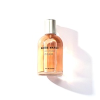 Flacon de parfum personnalisé en verre noir mat de luxe, cylindrique, vide, 30 ml, 50 ml, 100 ml, avec boîte et logo personnalisé