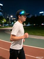 Casquette de baseball avec écran LED Bluetooth, chapeau LED rechargeable par USB avec message texte personnalisé pour fête, festival, club