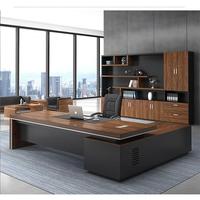 Mobilier de conférence moderne Table de bureau de direction Design Finish Corporate Solution Manager Workstation Unit Manager Office Desk
