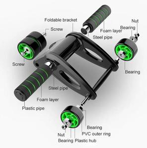 High Quality <strong>4</strong>-wheel Foldable Abdominal <strong>Exercise</strong> Roller Wheel for Abdominal <strong>Exercises</strong> - Product Image 5