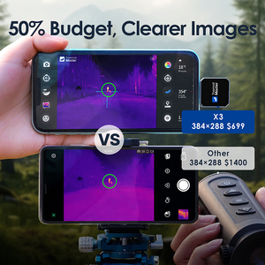 กล้องถ่ายภาพความร้อน Thermal X3 สำหรับใช้งานกลางแจ้ง ความละเอียดอินฟราเรด 384x288 ระยะตรวจจับ 1640 หลา สำหรับการสังเกตการณ์ - Product Image 6