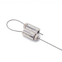Pince de suspension réglable bidirectionnelle en laiton autobloquante pour câble de 1,0 mm à 2,0 mm (câble d'avion)