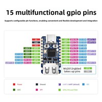 Carte de développement mini P2350-USB-A Raspberry Pi RP2350A, conception double cœur et double architecture, interfaces USB Type-A/C pour