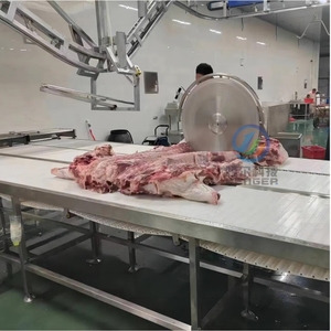 สายพานลำเลียงเนื้อสัตว์สแตนเลสพร้อมโต๊ะทำงานสำหรับ<span class=keywords><strong>ร้าน</strong></span>ขายเนื้อและโรงฆ่าสัตว์ - Product Image 6