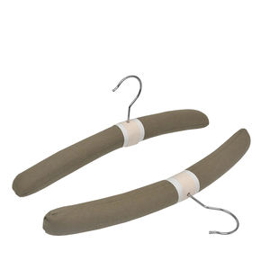 Perchas de tela suave para muestras, colgadores acolchados de satén para ropa, colgador de muestra de tela de algodón - Product Image 4