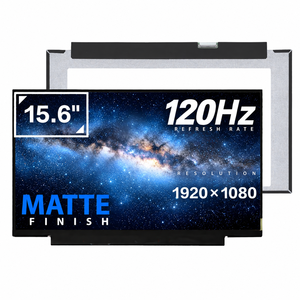 จอแสดงผล LCD สำหรับแล็ปท็อปขนาด 15.6 นิ้ว ความละเอียด 1920x1080 FHD IPS EDP 40 พิน 120Hz รุ่น LP156WFJ-SPB3 NV156FHM-N4U LM156LFGL03 ขายส่งจำนวนมาก - Product Image 1