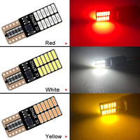 10 Stück T10 W5W Auto-LED-Signalleuchte 7000K Weiß CANBUS 12V für Auto-Innenraum, Leseleuchten, Tür-, Karten-, Kofferraum- und Kennzeichenbeleuchtung