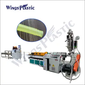 Máquina para fabricar tubos de plástico, máquina para fabricar tubos de plástico ondulados, mangueira retrátil PP, extrusora de tubos de plástico