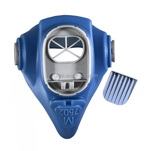 Robuste confort sécurité <span class=keywords><strong>masque</strong></span> en silicone réutilisable en caoutchouc de silicone Compatible 7502 respirateur <span class=keywords><strong>masque</strong></span> <span class=keywords><strong>à</strong></span> <span class=keywords><strong>gaz</strong></span> chimique <span class=keywords><strong>masque</strong></span> anti-poussière - Product Image 5