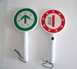 Segnale Luminoso LED Portatile Stop and Go, Luce Stroboscopica di Avvertimento per Controllo del Traffico - Product Image 6