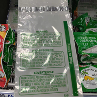 Sac de guichet LDPE Sac de glace Sacs en polyéthylène de guichet Micro Pore est utilisé pour l'emballage de nourriture Billet Bouche en plastique Plastique personnalisé