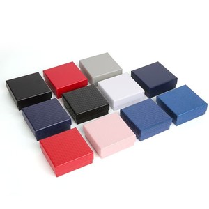 Customizable Logo Embossed Rectangle 1mm <b>Thick</b> Paperboard Rigid Storage Box Four-Color Printing Hot Stamping UV for Jewelry - Product Image 6