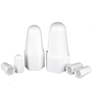 एलएसएम पी प्लास्टिक फ्लैंज मीट्रिक हेक्स नट सजावटी स्क्रू कैप के साथ सिर बोल्ट और नट्स के लिए सुरक्षात्मक कवर - Product Image 2