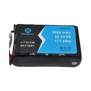 신스파워 베스트셀러 6S2P 솔리드 스테이트 배터리 팩 INR21700 22.2V 8000mAh 20C XT60/XT90-S 커넥터 2KG 7-10인치 FPV 드론용 - Product Image 3