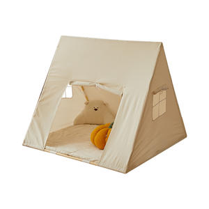 Enfants soirée pyjama activité tente bébé blanc <span class=keywords><strong>Beige</strong></span> indien <span class=keywords><strong>tipi</strong></span> tente coton tissu enfants jouer jouet tente - Product Image 6