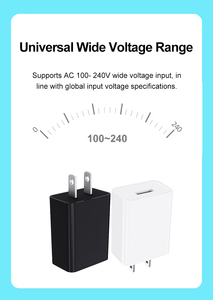 Bộ sạc tường 5V 1A và 5V 2A, bộ điều hợp <span class=keywords><strong>USB</strong></span> với loại phích cắm của chúng tôi, được chứng nhận với ETL và FCC. - Product Image 6