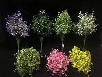 Flores Artificiales de Eucalipto de Alta Calidad, Simulación de Plantas de Arbustos de Plástico en Múltiples Colores, Decoración para el Hogar y Hoteles para Fiestas