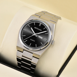 Orologio <span class=keywords><strong>da</strong></span> <span class=keywords><strong>Uomo</strong></span> Elegante Ultra-sottile con Design in Pietra Preziosa MSTIANQ Nuovo Orologio al Quarzo Luminoso alla Moda - Product Image 2