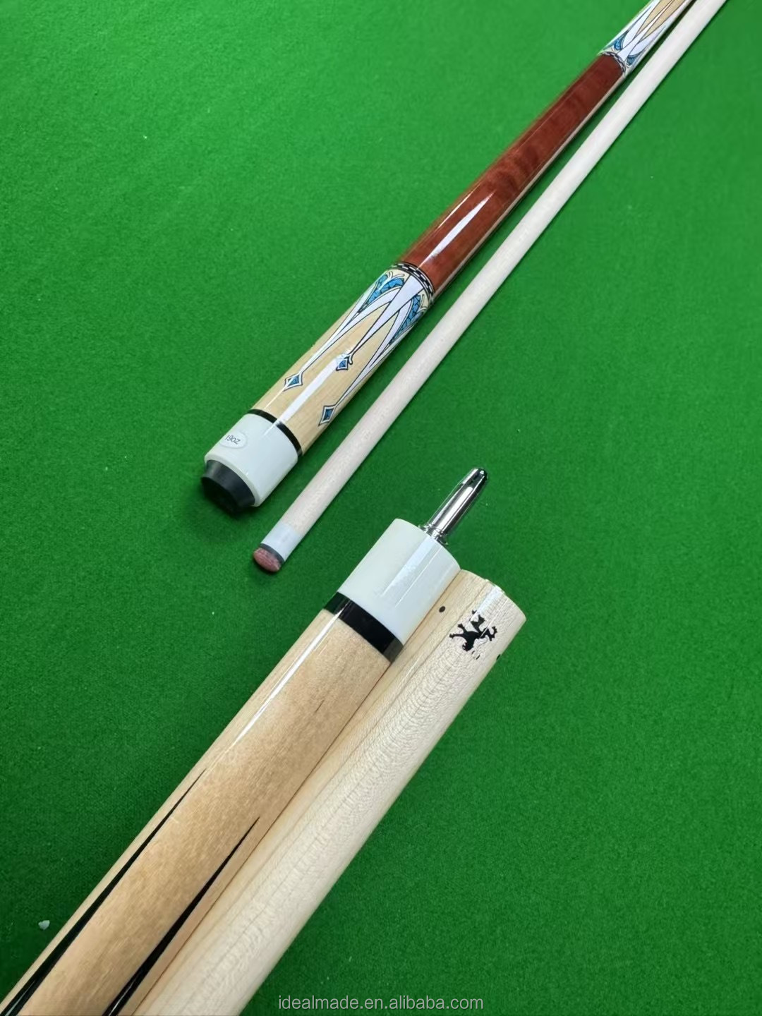 Adam 2 Jump Break Cue - 57 Inch Canada Maple Shaft, 13.4mm Tip