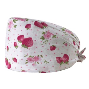 Nuevo Gorro Médico Elástico y Cómodo de Talla Única de Secado Rápido, Gorro de Enfermería Unisex para Hospital, Uniforme Ajustable con Dibujos Animados - Product Image 4