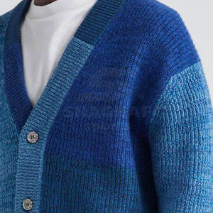 Custom Knit <b>Sweater</b> Men Cotton <b>Cardigan</b> V Neck Winter Men's Front Button Acid Wash Knitted <b>Cardigan</b> <b>Sweater</b> for Men - Product Image 4