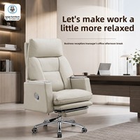 Fauteuil de Direction Inclinable et Pivotant à Dossier Haut en Tissu avec Structure en Bois, Style Minimaliste Moderne, pour Bureau, Maison, Étude et Conférence
