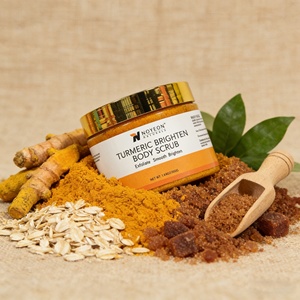 Exfoliante Corporal de Cúrcuma y Ácido Kójico de Alta Calidad, Blanqueador e Iluminador <span class=keywords><strong>para</strong></span> Piel Caribeña, Cuidado Antiinflamatorio - Product Image 2