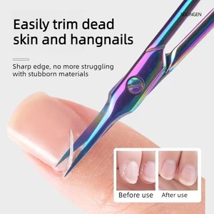 Ciseaux professionnels russes pour éliminer les peaux mortes et les callosités – Ciseaux à ongles allongés - Product Image 3