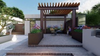 Maison préfabriquée sur mesure haut de gamme-Style de construction de maison en acier préfabriquée moderne