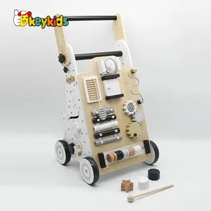 Top sale educational wooden baby activity walker for wholesale W16E205C