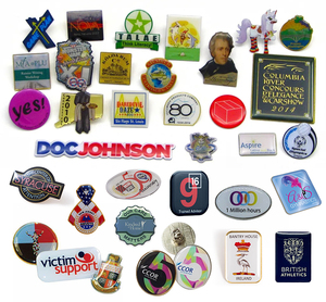 Customizable Corporate Activity Charity School Graduation Souvenir <b>Badge</b> Epoxy Resin Metal Offset Printed Lapel <b>Pin</b> For Suit Men - Product Image 1